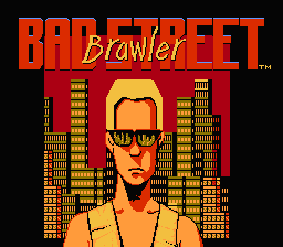 Bad Street Brawler title screenshot